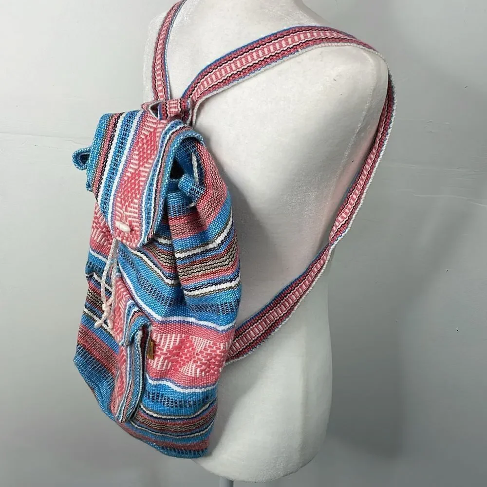 Pinzon Canvas Boho Aztec Backpack